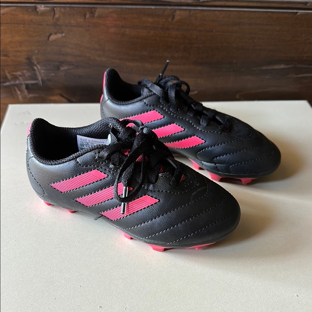 adidas Kids Shoes - Black and Pink